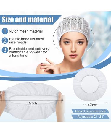 Chuarry 4 PCS Mesh Sleep Bonnet Set for Women - White, Pink, Blue, Black - Buy Online on GoSupps.com
