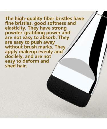 Super Thin Blad e Foundation Makeup Brush Foundation Brush For Liquid Makeup Flat Top Makeup Brushes Ultra Thin Foundation Brush For Concealer Powder Cream Or Flaw-less Powder Cosmetics Aluminum tube rubber handle - Buy Online on GoSupps.com