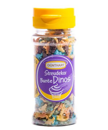 G nthart Backdecor |55 g of scatter corner dinosaurs |From sugar |edible |Dino party in different color |1 pack (1 x 55 g) Dino decoration