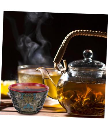 Zerodeko Ceramic Tea Cup Water Glasses Decor for Office Teacups Ceramic Cups for Tea Multifunction As Shown 1 8X8X4.8CM - Buy Online on GoSupps.com