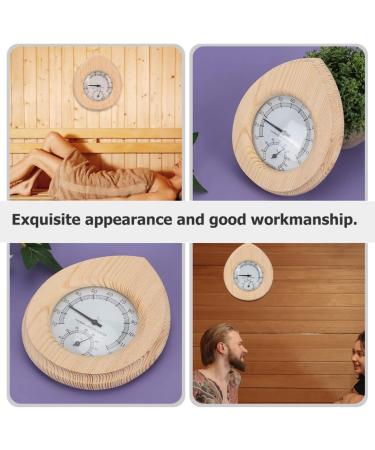 Yardwe 2-St Sauna Hygrometer - Accurate Temperature & Moisture Meter for Home Sauna Interior & Exterior Use - Buy Online on GoSupps.com