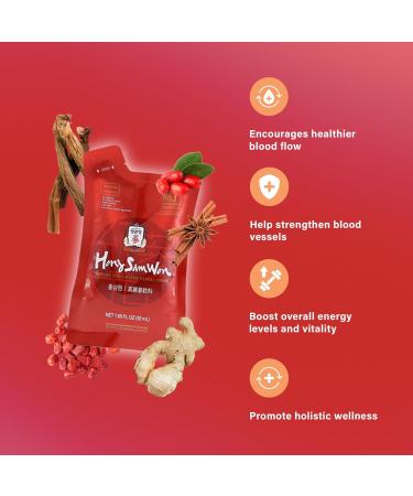 JUNG KWAN JANG HongSamWon Korean Red Ginseng Herbal Drink | Energy Drink, Pre Workout, Ginseng Supplement, Herbal Tea | Korean Red Ginseng Extract, Jujube, Ginger, Cinnamon | Vegan Friendly | 20 Count - Buy Online on GoSupps.com