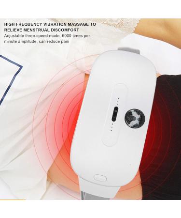 Menstruation Heating Pillows for Women | Farin Frarot Warming Uterus & Waist Belt for Period Cramp Relief | White - Buy Online on GoSupps.com