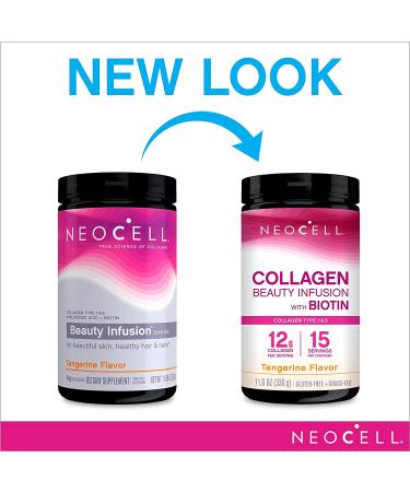 NeoCell Beauty Infusion Drink Mix - Tangerine Flavor - 11.64 oz | Boost Radiance & Hydration - Buy Online on GoSupps.com