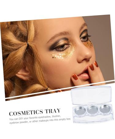 NOLITOY 6pcs Boxes Eye Shadow Box Eyeshadow Makeup Pallet Paints Eye Shadow Dispenser Filling Travel Blush - Buy Online on GoSupps.com