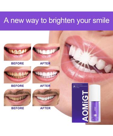 Teeth Whitening Toothpaste | Purple Toothpaste for White Teeth & Stain Removal - Shop Now! - Buy Online on GoSupps.com