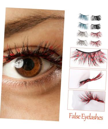 FRCOLOR 12 Pairs Fake Eyelashes Cosplay False Eyelashes Halloween Long Eyelashes Daily Wear False Eyelashes Fluffy Eyelashes Fake Lashes Stage Performance Eyelash Make up - Buy Online on GoSupps.com