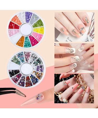 TEEROVA Professional Acrylic Nail Kit - 42 Glitter Colors with Manicure Tools and French Tips - Buy Online on GoSupps.com