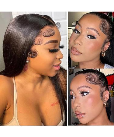 Adyutrlia 2 Pcs Reusable Swiss Lace Baby Hair Strips - Virgin Human Hair Fluff, Natural Color - Women's Invisible Edge Hairline - 2 Pieces - Buy Online on GoSupps.com