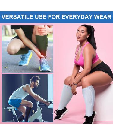 6 Pairs Men's Zipper Compression Socks 20-30mmHg | Colorful Knee High Stockings for Swelling & Travel | Comfortable Compression for Men & Women - Buy Online on GoSupps.com