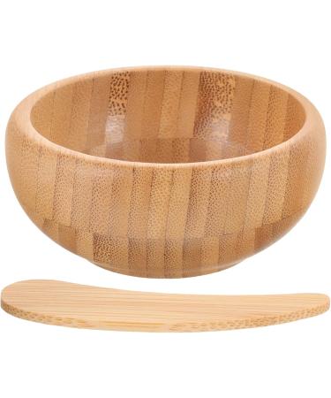 FOMIYES Clay Mask Bowl Set - Bamboo & Wood Mixing Bowls for Skincare | Silicone & Wooden Facial Mask Bowls for Beauty Treatments - Buy Online on GoSupps.com