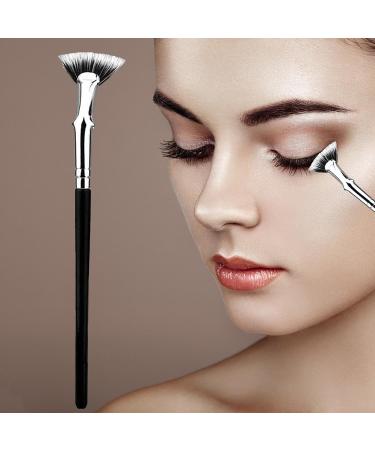 Mascara Fan Brush - 120 Angled Mascara Brushes |Angle Scalloped Lash Brush |Angled Fan Shaped Lash Wand Brush|Folded Fan-shaped Brush With Soft Double-layer Bristles |Eyelash Brush For Beginners Make - Buy Online on GoSupps.com