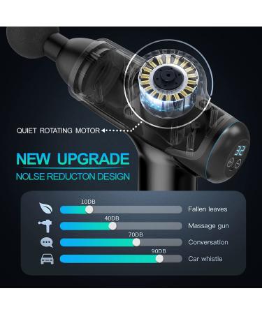 Deep Tissue Percussion Massage Gun - 32 Speeds, 7 Massage Heads - Pain Relief & Muscle Recovery - Buy Online on GoSupps.com