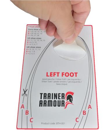 Big Toe Hole Preventer for Running Shoes | Self-Adhesive White Patches for Footwear Repair - Buy Online on GoSupps.com