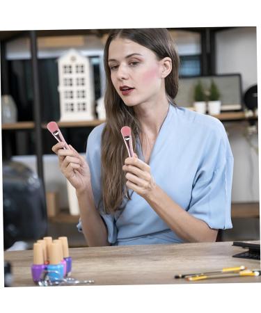 Beavorty Double-headed Facial Treatment Brush Facial Mask Brush Grubber Mask Brushes for Facials Mud Mask Applicator Mask Brush for Facials Mask Brush for Women Cream Spoon Nylon Wool 13.70X2.50X1.50CM Pink - Buy Online on GoSupps.com