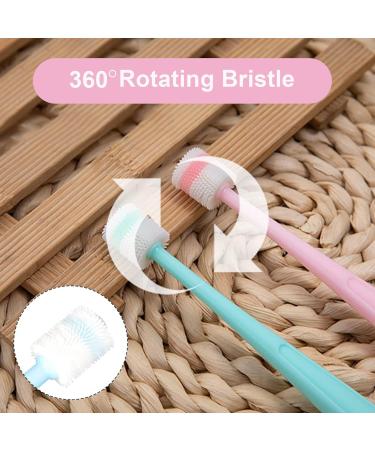 3 Pcs Cat Toothbrush Dog Toothbrush 360 Degree Small Dog Toothbrush Soft Bristles Head Puppy Toothbrush Dog Tooth Brush for Puppy Small Dog Cat Pet Teeth Cleaning (Multicolour) - Buy Online on GoSupps.com