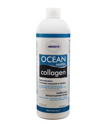 Medelys Ocean Collagen - For Healthy joints - Natural treatment of pain - Fish Liquid Collagen - 500 ml - Proteocoll technology