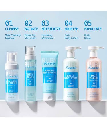 Ruby Kisses Balancing Face Mist Toner - Hydrating Spray for Sensitive Skin Reduces Redness & Inflammation Alcohol-Free Made in Korea - Buy Online on GoSupps.com