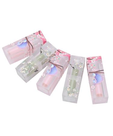 Voluxe Lipstick Tube Container ABS Lipstick Tube Small with Cap for DIY Lip Stick Travel