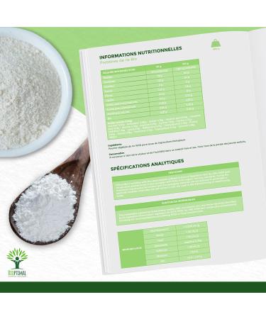 Prot ine de Riz Bio - Bioptimal - 80% de Prot ines - 12% de BCAA - Energie Sport Musculation - Poudre de Riz Brun Germ - 100% Pur - Whey V g tale - Conditionn en France - Certifi Ecocert - 500g Brun 500 g (Lot de 1) - Buy Online on GoSupps.com