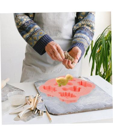 Alipis Cake Mold Silicone Molds Mold for Baking Dessert Mold Animal Dinosaur Baking Mold Ice Mold Modeling 22.1X19.3X2.6CM Pink - Buy Online on GoSupps.com