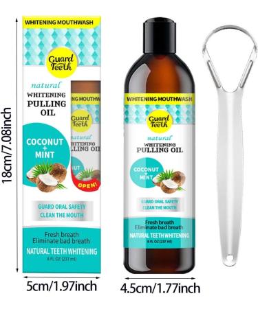 Coconut Pull Oil - Advanced Formula for Oil Pulling Natural Organic Mouth Rinse with Essential Oils & Vitamins Freshens Breath & Whitens Teeth (1 Stick) - Buy Online on GoSupps.com