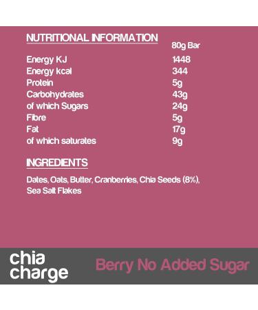 Chia Seed Mini & Big Flapjacks Pack - Berry Energy Bars - Nut Free & Sugar-Free - 20 Count - Ideal for Running, Gym, Cycling - Healthy Snack - Buy Online on GoSupps.com