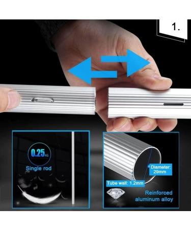 photovoltaic cleaner window cleaning pole Window Squeegee Adjustable Telescopic Window Cleaner Water Fed Replaceable Window Scrubber Accessories Fit for Indoor/Outdoor Window Cleaning-30cm B 30cm Brush 5m Pole - Buy Online on GoSupps.com