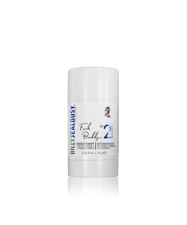 Billy Jealousy Funk Buddy No 2 Mens Deodorant with Witch Hazel  Sage & Cucumber Extracts  Aluminum Free Deo Stick  Amber/Cedar Wood Scent  Woodsy  2.65 Fl Oz