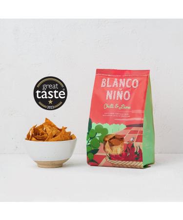 Blanco Ni o - Traditional Tortilla Chips - Chilli & Lime - 8 x 170g - Buy Online on GoSupps.com