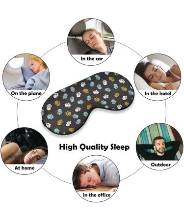 Doodle Dog Paw Sleep Mask for Women | Adjustable Eye Shades Cover | Comfortable & Stylish Sleeping Mask - Buy Online on GoSupps.com