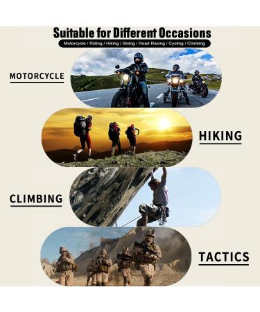 TBusingoto Tactical Gloves for Men - Touchscreen Motorcycle & Outdoor Gloves for Airsoft Paintball Hunting Climbing - Black - Buy Online on GoSupps.com