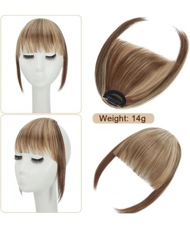 Bangs Hair Clip Synthetic Fake Blunt Air Bangs Clip in Hair Extensions Clip in French Bangs Straight Fringe False Hairpiece for Women Bangs Clip in Hair(Color:4A) - Buy Online on GoSupps.com