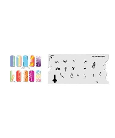 Fingernail stencil (airbrush nail art) Fengda JFH09-174