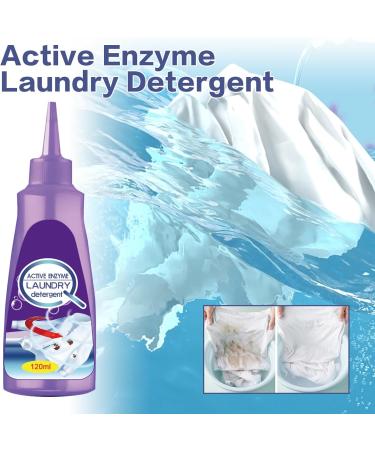 Active Enzyme Laundry Stain Remover Garment Stubborn Stain Cleaner Oil Remover Active Enzyme Laundry Cleaner Clothes Oil Stain Remover White Shirt Guardian Clothes Natural Fabric Stain Remover - Buy Online on GoSupps.com