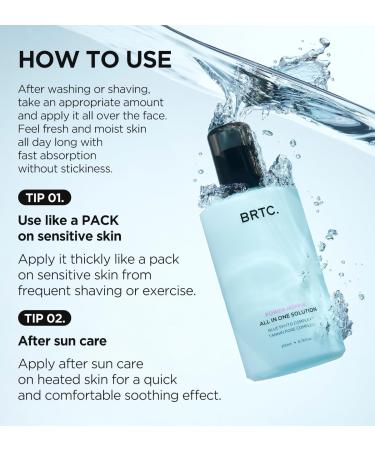 BRTC Power Homme All in One Solution | Men's Face Moisturizer | 3-in-1 (Toner+Lotion+Essence) | Sebum Control Korean Skincare (200ml 6.76 fl.oz) - Buy Online on GoSupps.com