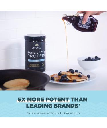 Ancient Nutrition Beef Bone Broth Protein Powder Salted Caramel 20 Servings + Bone Broth Protein Powder Vanilla 20 Servings - Buy Online on GoSupps.com