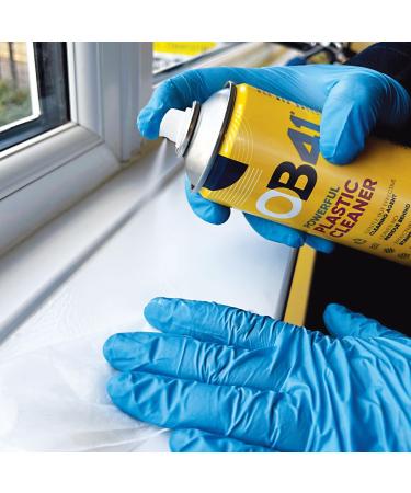 OB41 Powerful Plastic Cleaner. Gently and Effectively Cleans and Degreases Plastic Materials and Surfaces. 400ml 1 count (Pack of 1) OB41 Powerful Plastic Cleaner 400ml - Buy Online on GoSupps.com