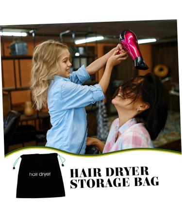 STOBAZA 2 Pcs Hair Dryer Storage Bag Travel Makeup Kit Hair Dryer Drawstring Pouch Hotel Storage Bag Bracket - Buy Online on GoSupps.com