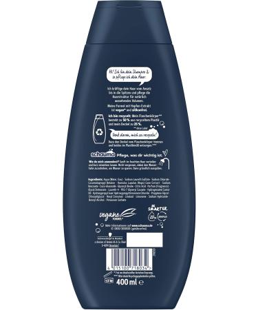 Schwarzkopf Schauma Men's Shampoo (2 x 400 ml) - Fortifying shampoo for men - For strengthened hair and nourishes the hair structure - Perfect for normal hair - Buy Online on GoSupps.com