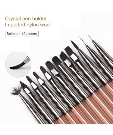 Washranp Nail Art Brush Set | Complete Nail Art Tool Kit for DIY Designs | Professional Striping & Liner Brushes - Buy Online on GoSupps.com