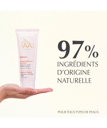 TAAJ| Radiant Complexion Scrub - KERALA| Regenerating Smoothing & Radiance Revealing Scrub| Gently Exfoliates & Purifies the Skin| Eliminates Dead Cells & Impurities| Radiant Complexion| Vegan| 75 ml - Buy Online on GoSupps.com