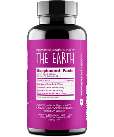 Happy Healthy Hippie Go with The Flow - Hormone Balance for Women  60 Capsules - Buy Online on GoSupps.com