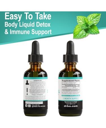 Chlorophyll Liquid Drops - Vegan Body Detox Supplement for Energy & Immune Support | Natural Odor Cleanse & Deodorizing | 2 oz - Buy Online on GoSupps.com