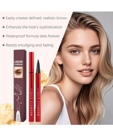  Generisch Liquid Eyebrow Pencil Sweatproof Eyebrow Pencil Fast Pigment Makeup for Women Adults Lovers Friends Mothers Wife Girls and - Buy Online on GoSupps.com