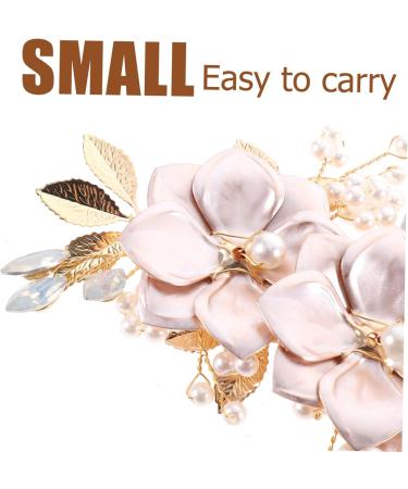 ifundom girl hair accessories European and wedding side clip bridal hair accessories for wedding bridal hair accessories girl headgear alloy bridesmaid gold hair clip - Buy Online on GoSupps.com