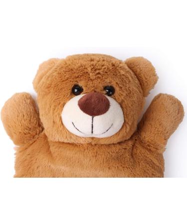 HomeTop Premium Classic Rubber Hot/Cold Water Bottle with Stuffed Animal Cover - Purple (2L/67.63 fl oz) - Buy Online on GoSupps.com