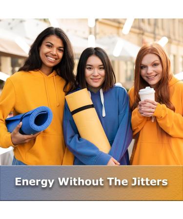 Energy+ Complex Capsules - Natural Energy Boost with Caffeine & L-Theanine | 60 Count Dietary Supplement - Buy Online on GoSupps.com