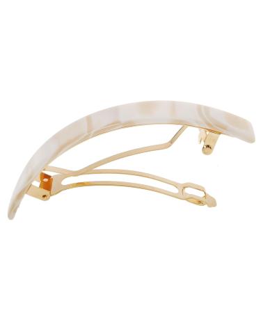 France Luxe Alba Narrow Rectangle Volume Barrette - Elegant Hair Accessory - Buy Online on GoSupps.com