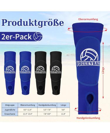 Jostift Volleyball Arm Sleeves for Youth - 2 Pairs of Protective Forearm Shears with Thumb Hole | Ideal Training Equipment for Kids - Buy Online on GoSupps.com